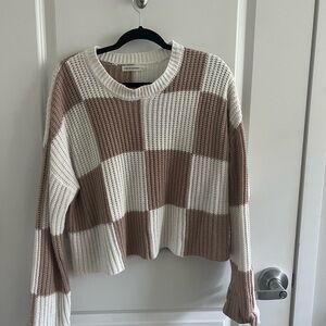 Checkered Moon & Madison Sweater